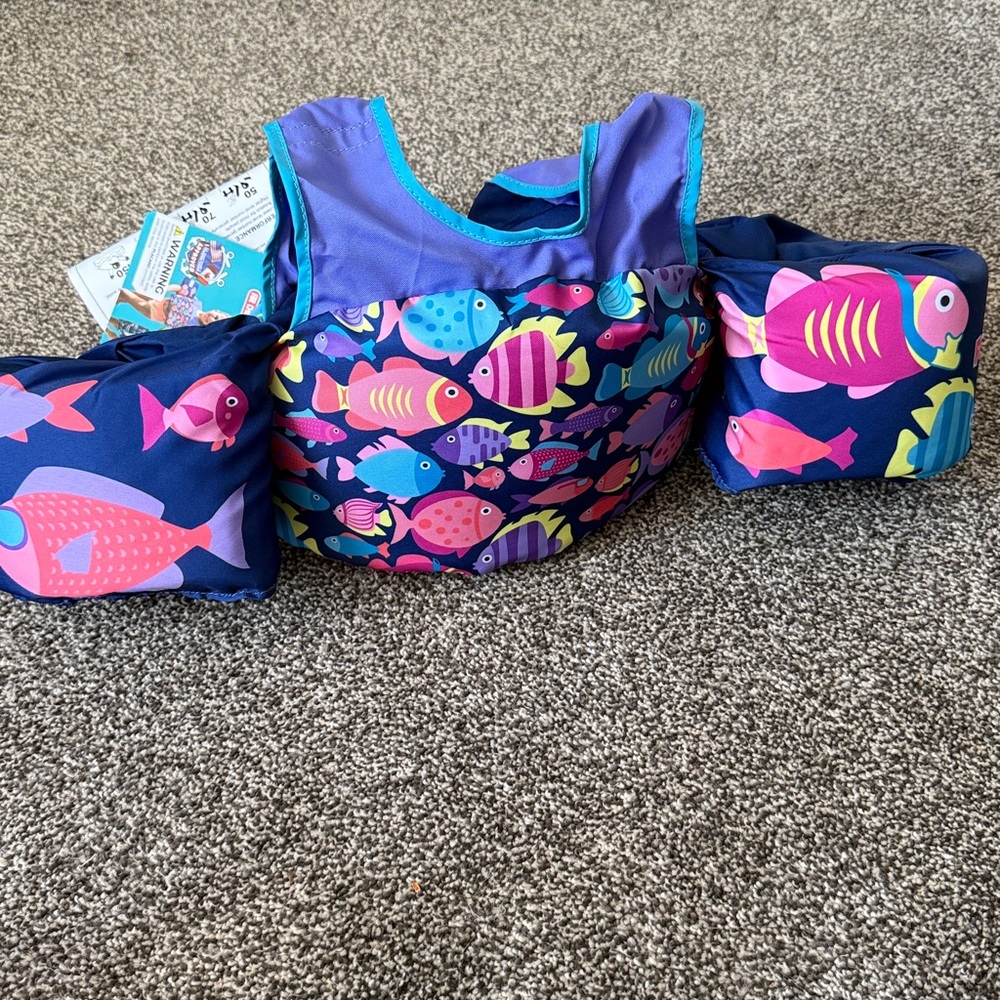 Body Glove Kids Paddle Pals, >33-55 lbs, Swim Puddle Jumper Style - Picture 2 of 5